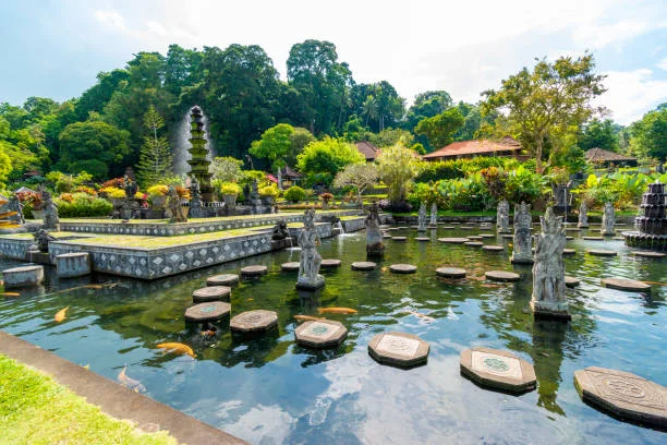 Water Palace of Tirta Gangga in East Bali, Indonesia