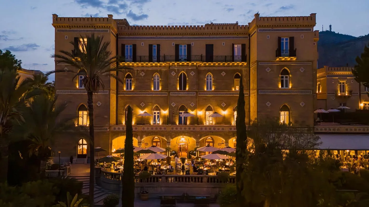 Villa Igiea, hôtel historique pour un mariage de luxe à Palerme en Sicile.