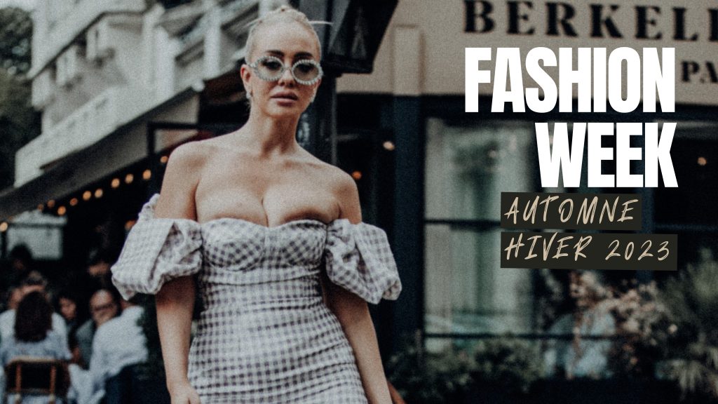 Photo d'une mannequin présente au défilé Tony Ward à la fashion week 2023 à Paris