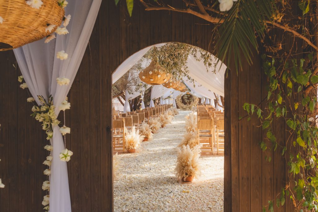 ceremonie boheme marrakech mariage