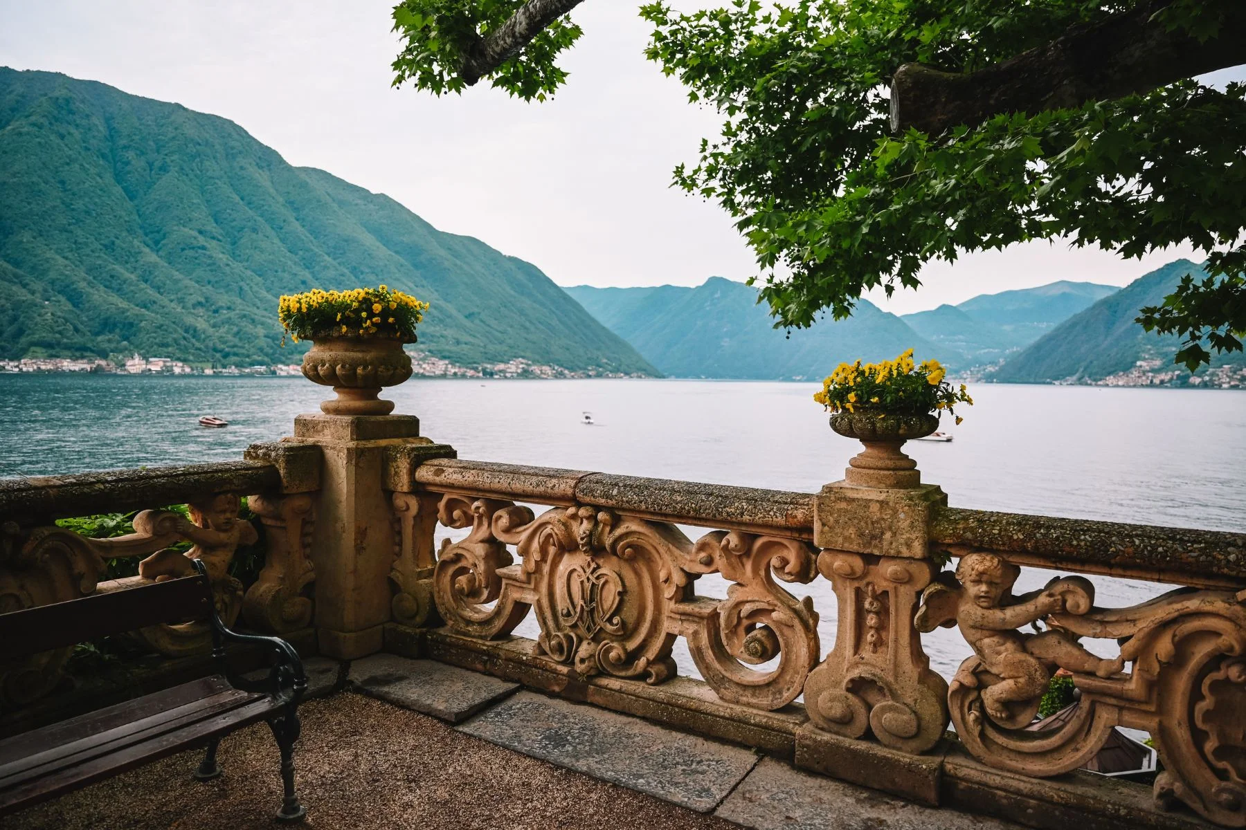 Villa del Balbianello au bord du lac de Côme, en Italie